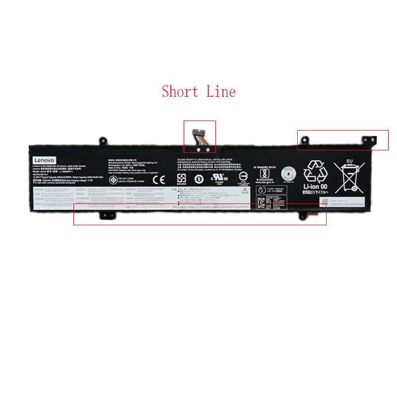 Original Battery Lenovo 5B10T83738 5B10U65276 4500mAh 69Wh Short Line